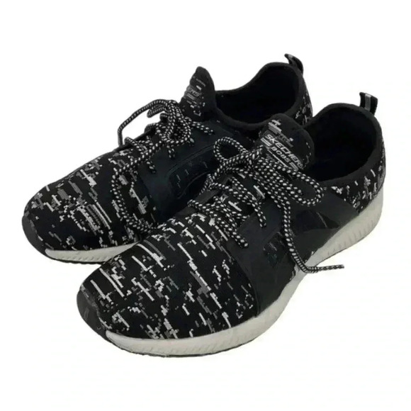 Skechers Shoes - Skechers Bobs Squad Double Dare Size 10 Lace Up Athletic Sneakers Comfort